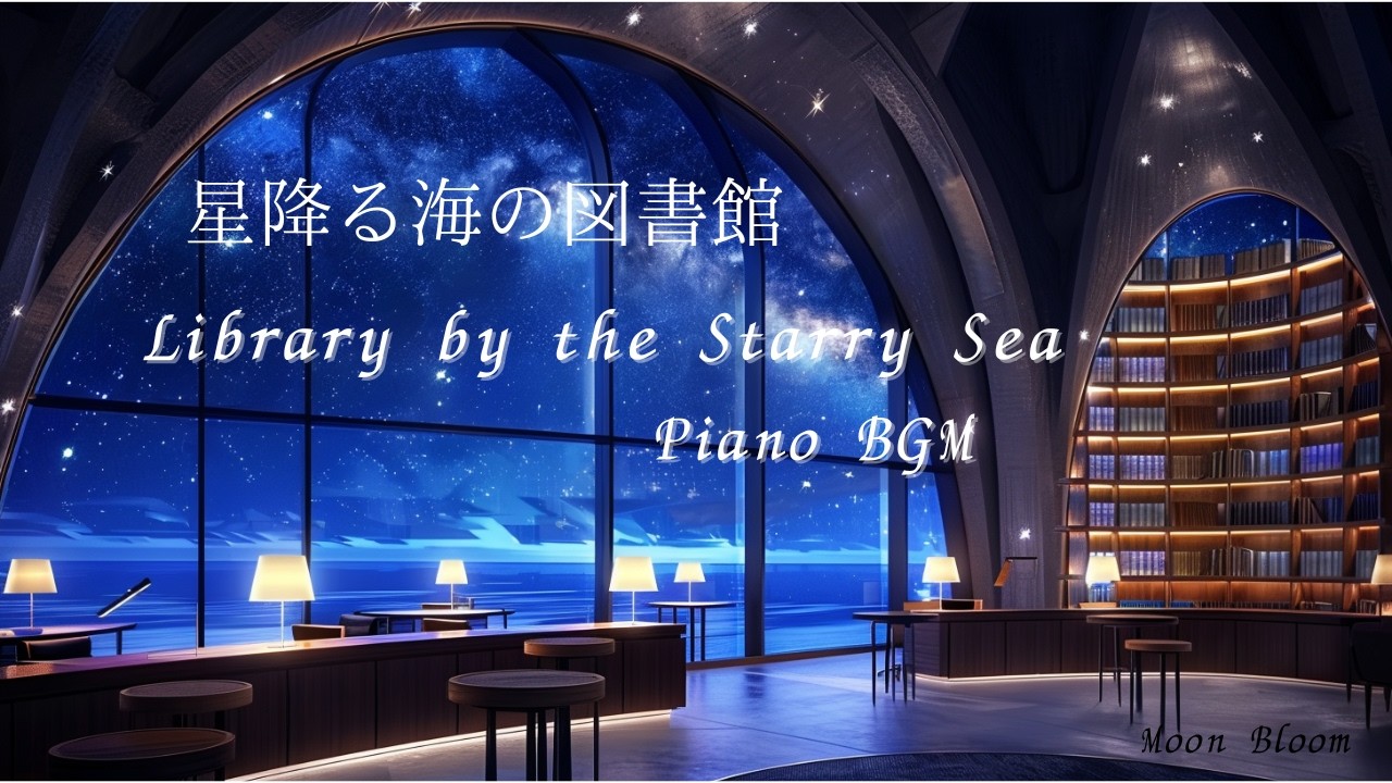 【Piano BGM】星降る夜の図書館 Library by the Starry Sea