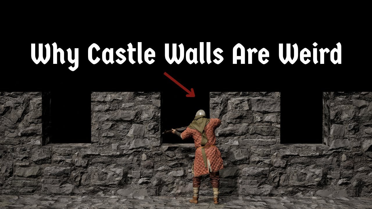 The Secret Behind Medieval Castle Walls - Crenellations