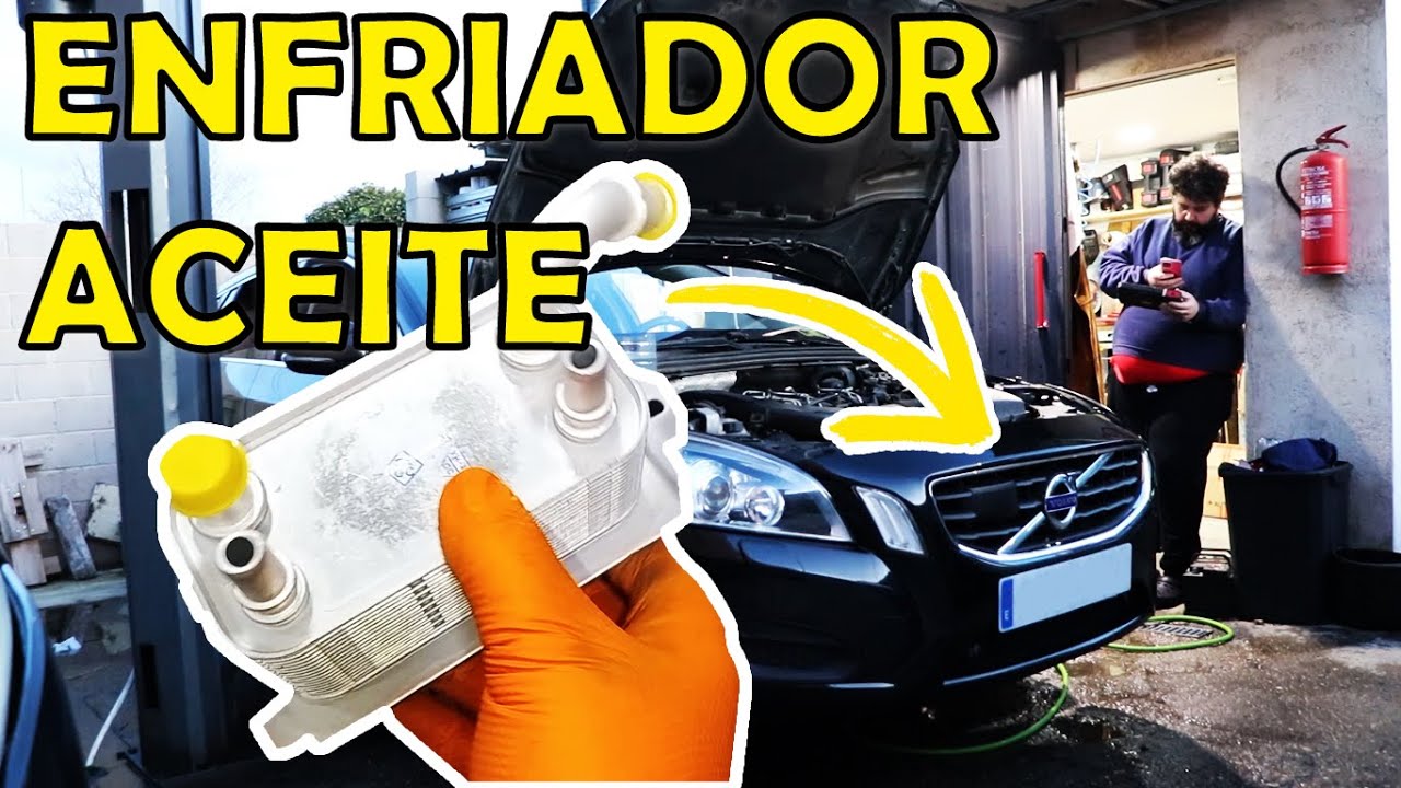 Cambio los enfriadores de aceite Volvo V60… pero el motor tenía otros planes