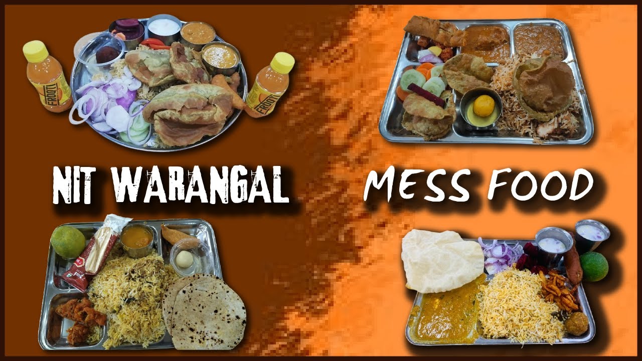 NIT Warangal Mess Food 2024 || NITW Mess menu || NITW  Mess Tour #nitwarangalmessfood #jee2024