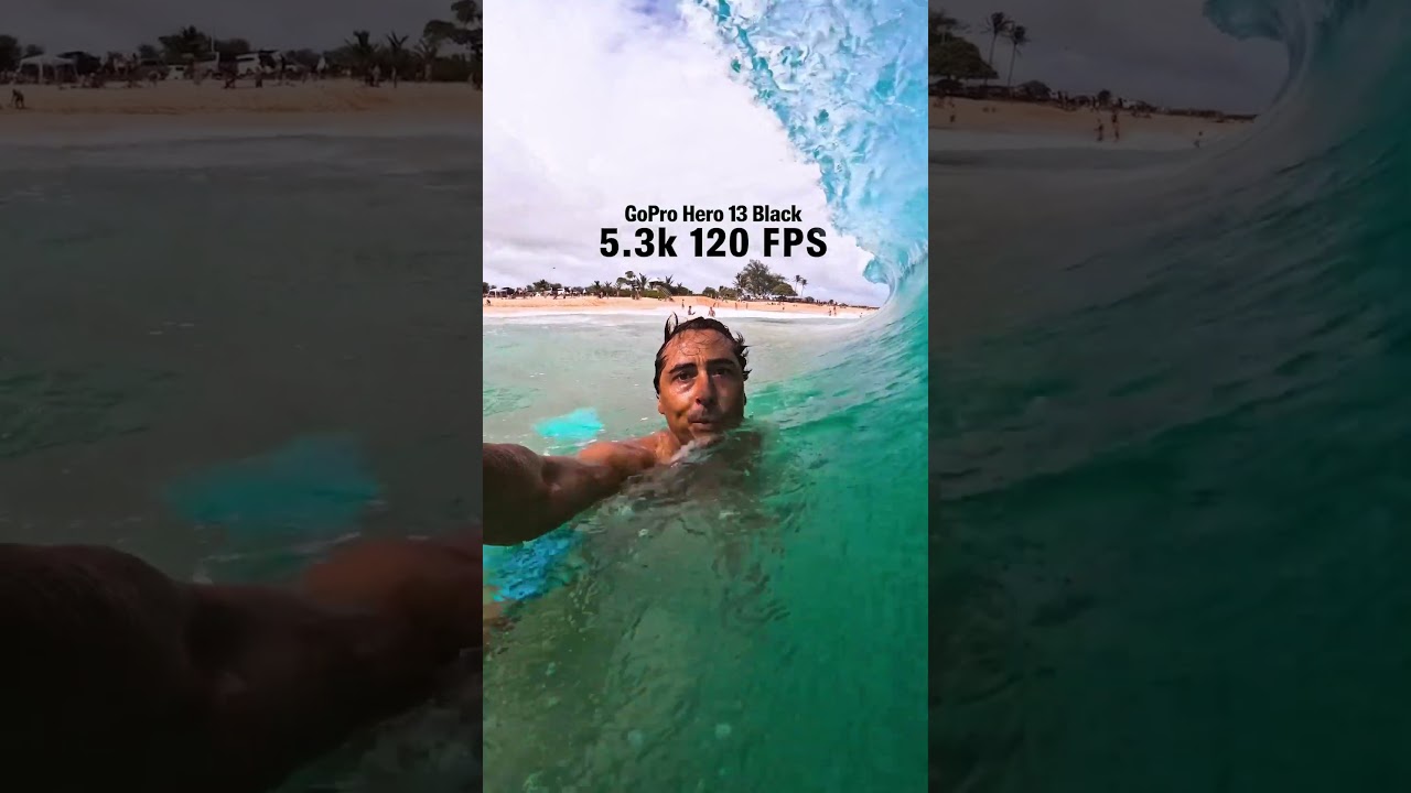 NEW GoPro Hero 13 Black testing heavy shorebreak in Hawaii! Super psyched on the new GoPro 5.3k 120