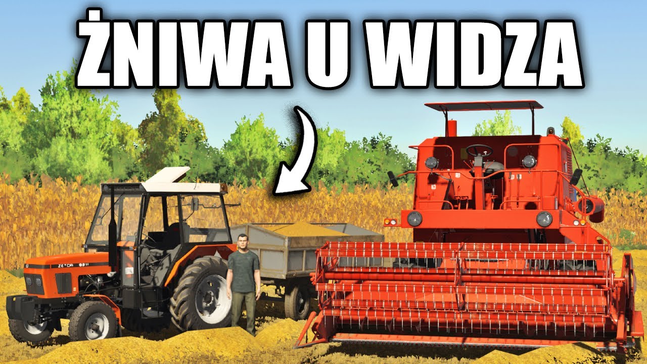 PRZYGODY WESOŁEGO ROLNIKA - ŻNIWA U WIDZA | E146 | FARMING SIMULATOR 22