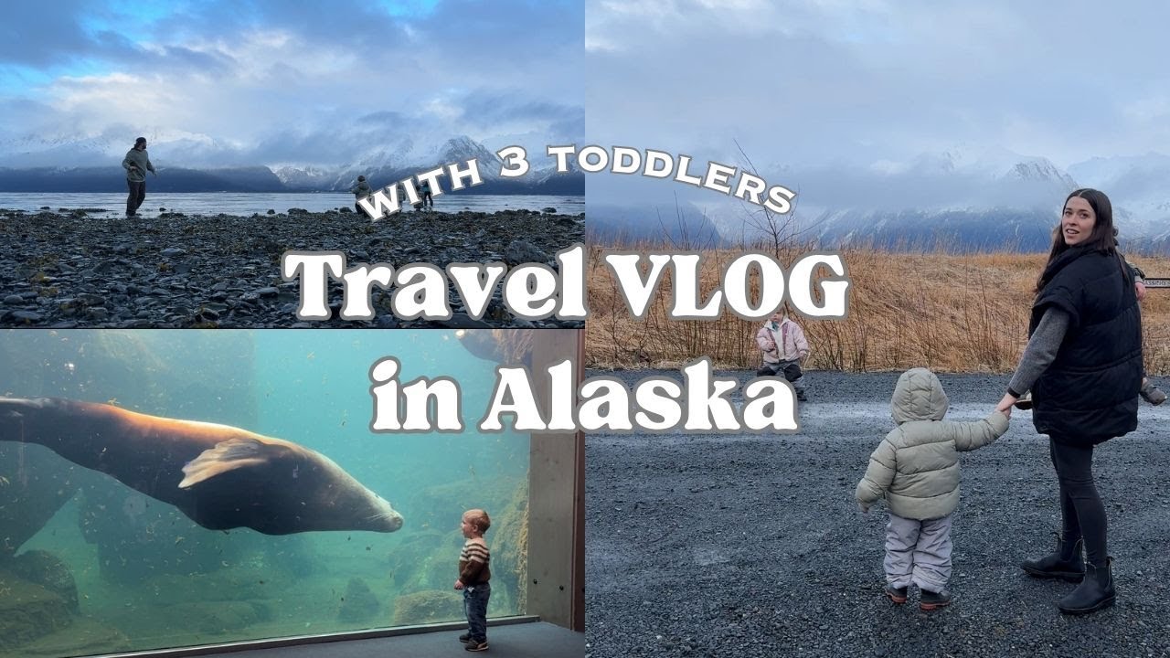 Exploring the Alaskan coast w/ 3 toddlers & a teenager! Family travel vlog