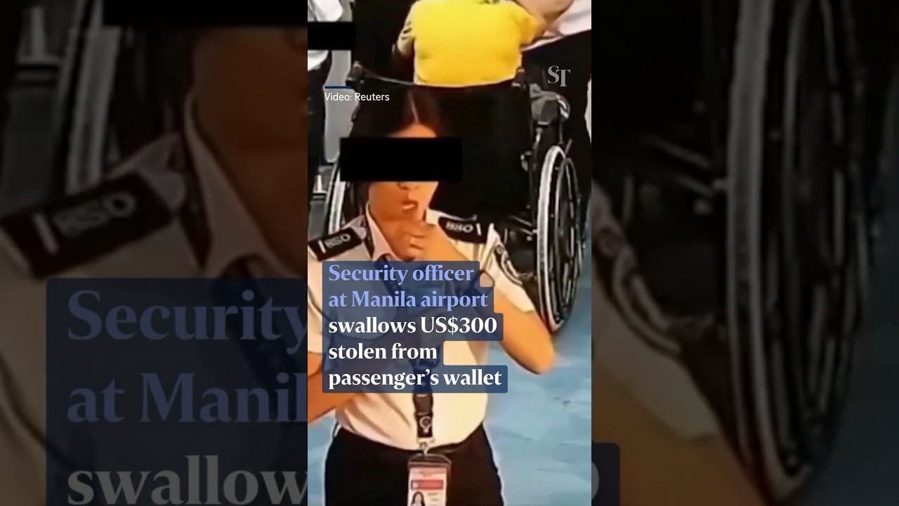 Security officer swallows US$300 stolen from passenger&rsquo;s wallet at Manila airport