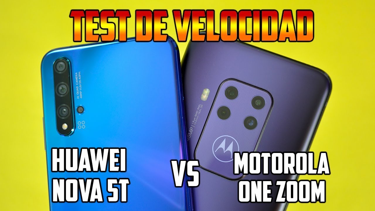 Motorola One Zoom Vs Huawei Nova 5T | Test de Velocidad y Rendimiento Tecnocat