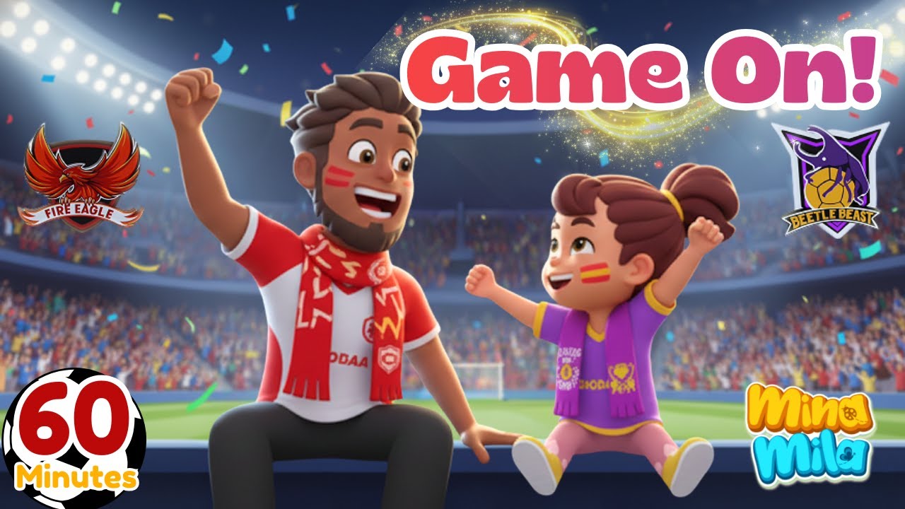 Game On Football ⚽ Mina vs Baba Cheer Their Teams Loud! | Durioo+ The Makers Of Omar & Hana