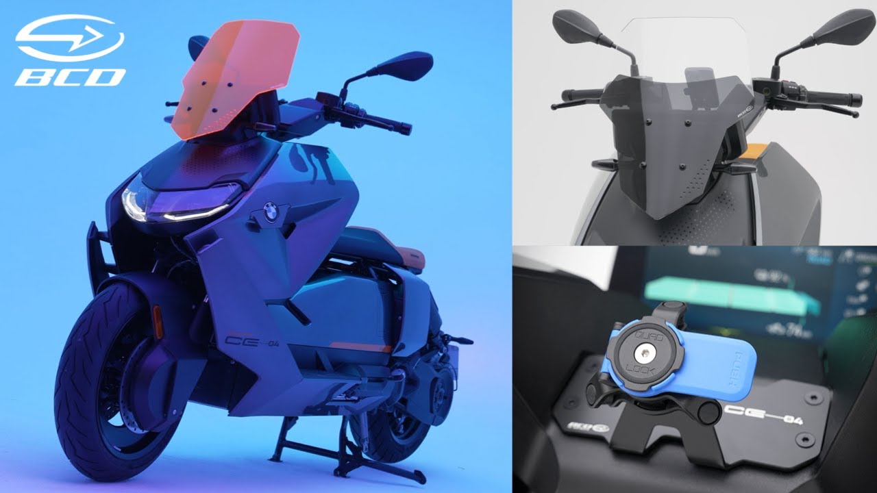 BULLE ET SUPPORT QUADLOCK BMW CE 04 - BCD Design