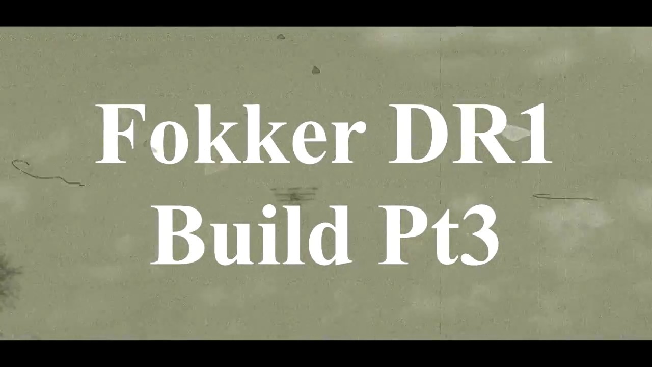 DW Hobby Fokker DR1 build Pt3 RC Model Geeks