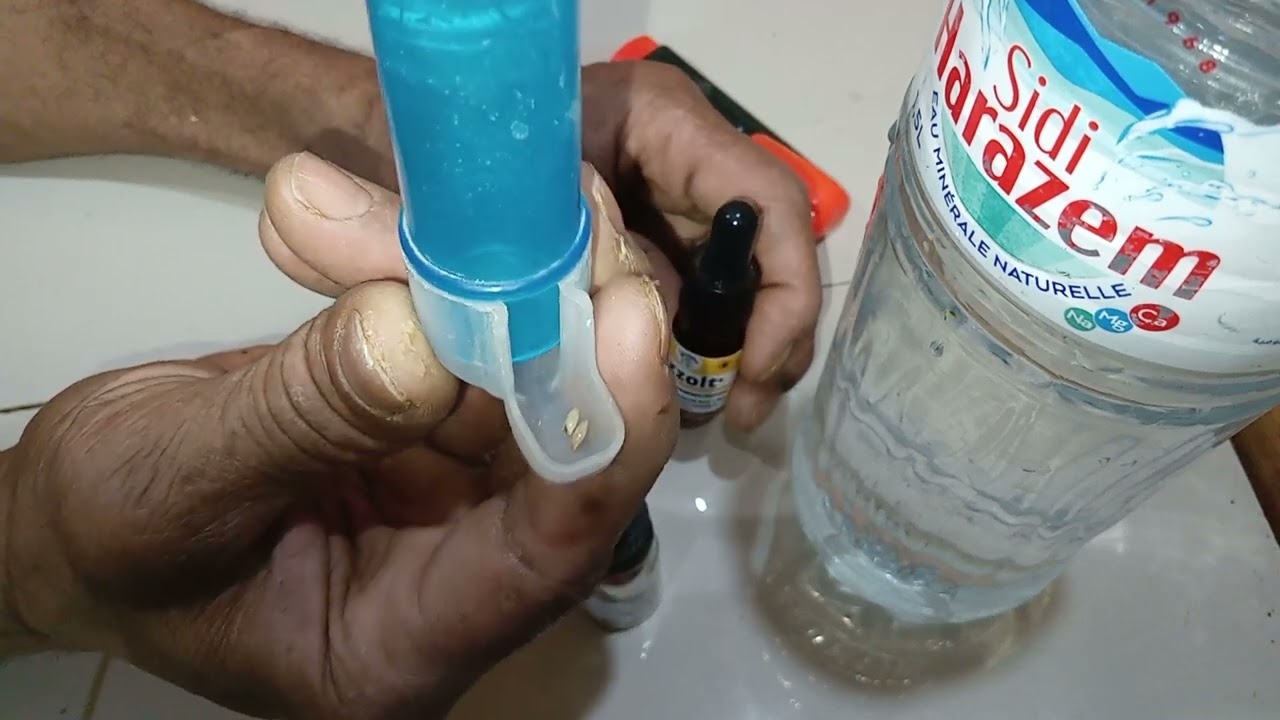مشاء الله واحدة من مرحلة التجهيز  كيف اعالج مرض الفاش الرئوي وأقضي على حشرة الفاش بدواء Exzolt