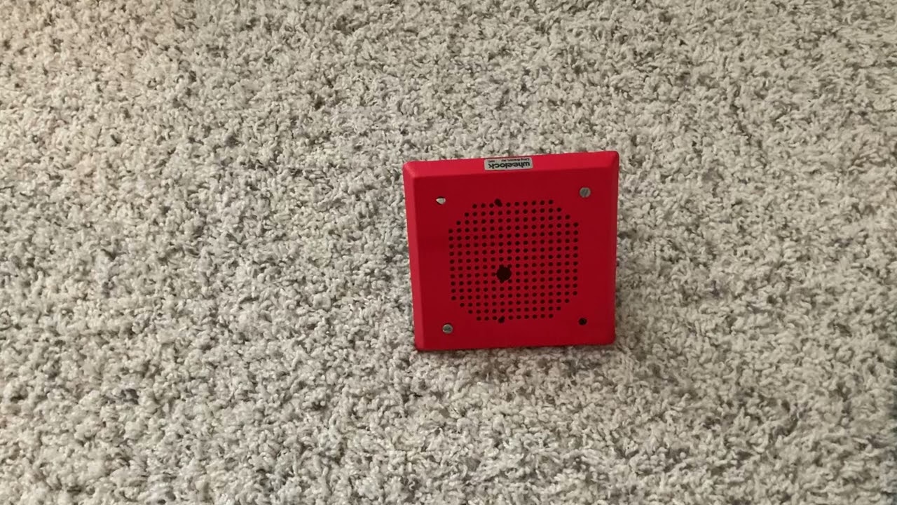 Bad Apple, but it’s on a Fire Alarm