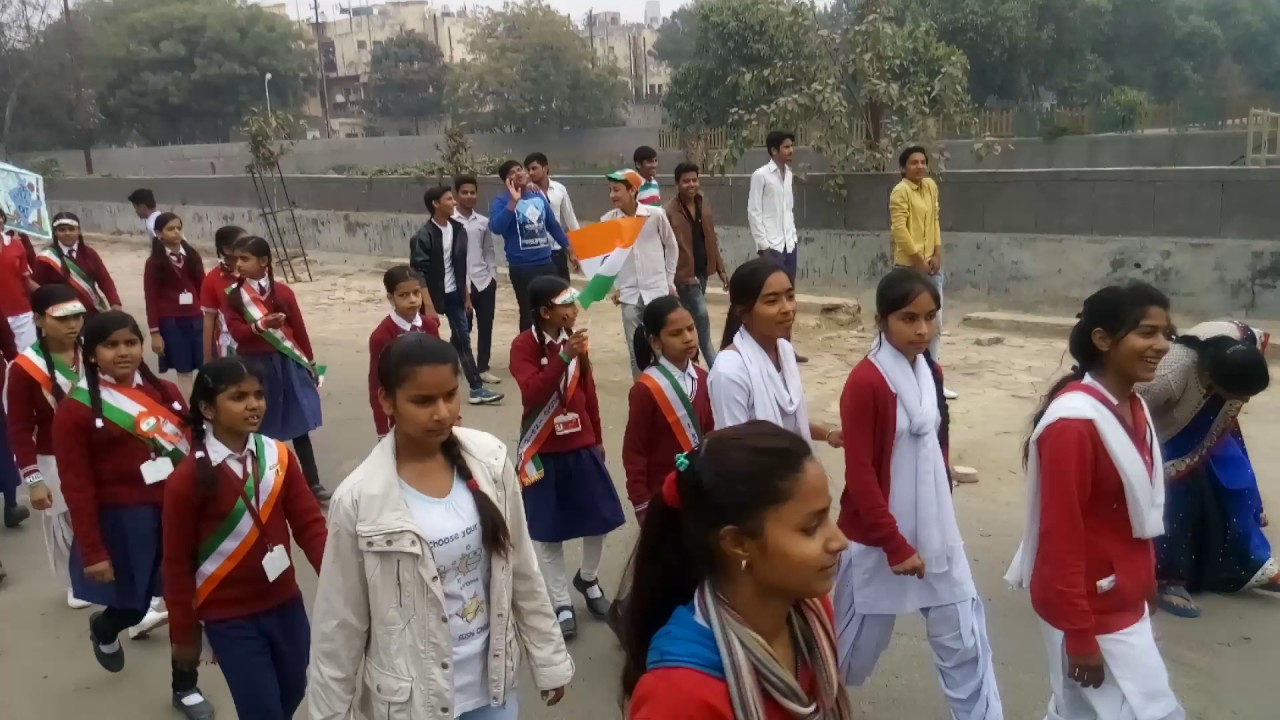 Baby public school gejha sec 93 republic day parad