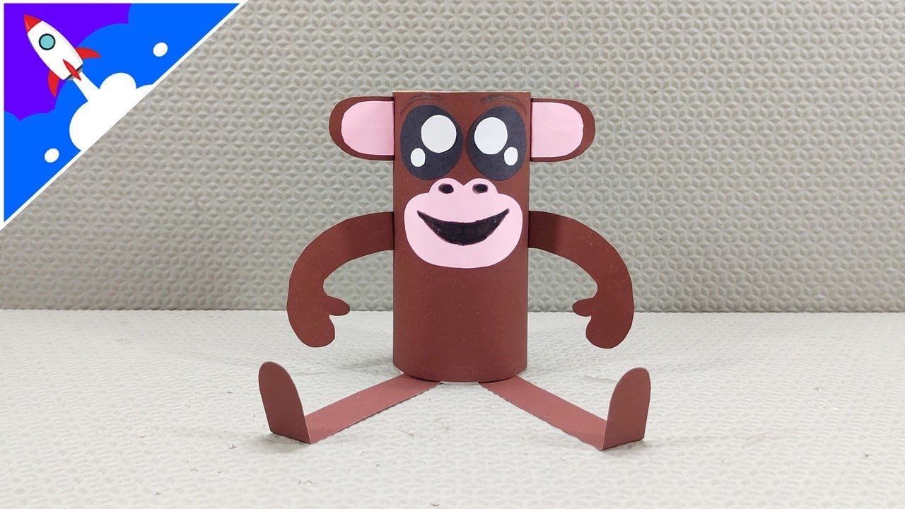 Como fazer um macaco de papel
