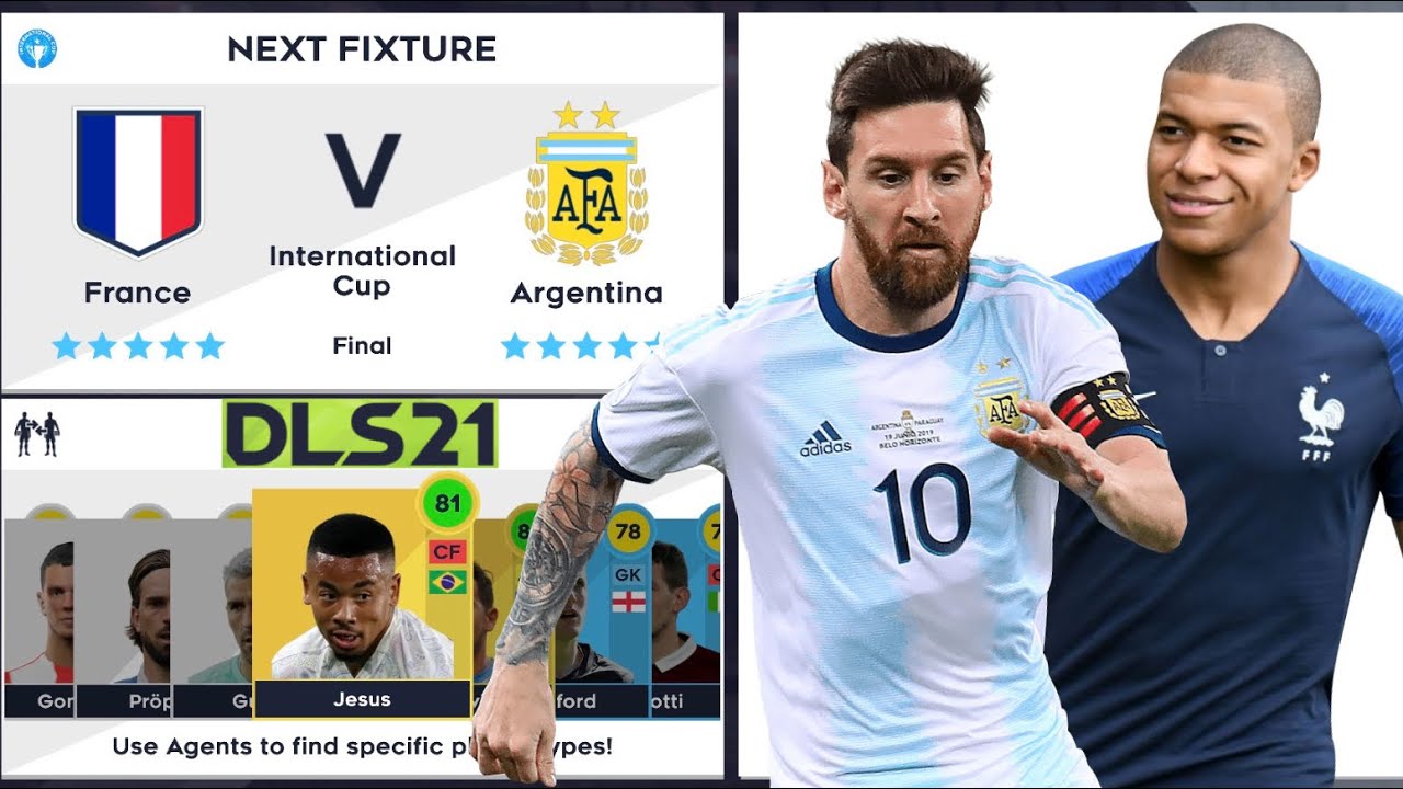DLS 21 | France 🇫🇷 vs 🇦🇷 Argentina | Dream League Soccer 2021 Gameplay