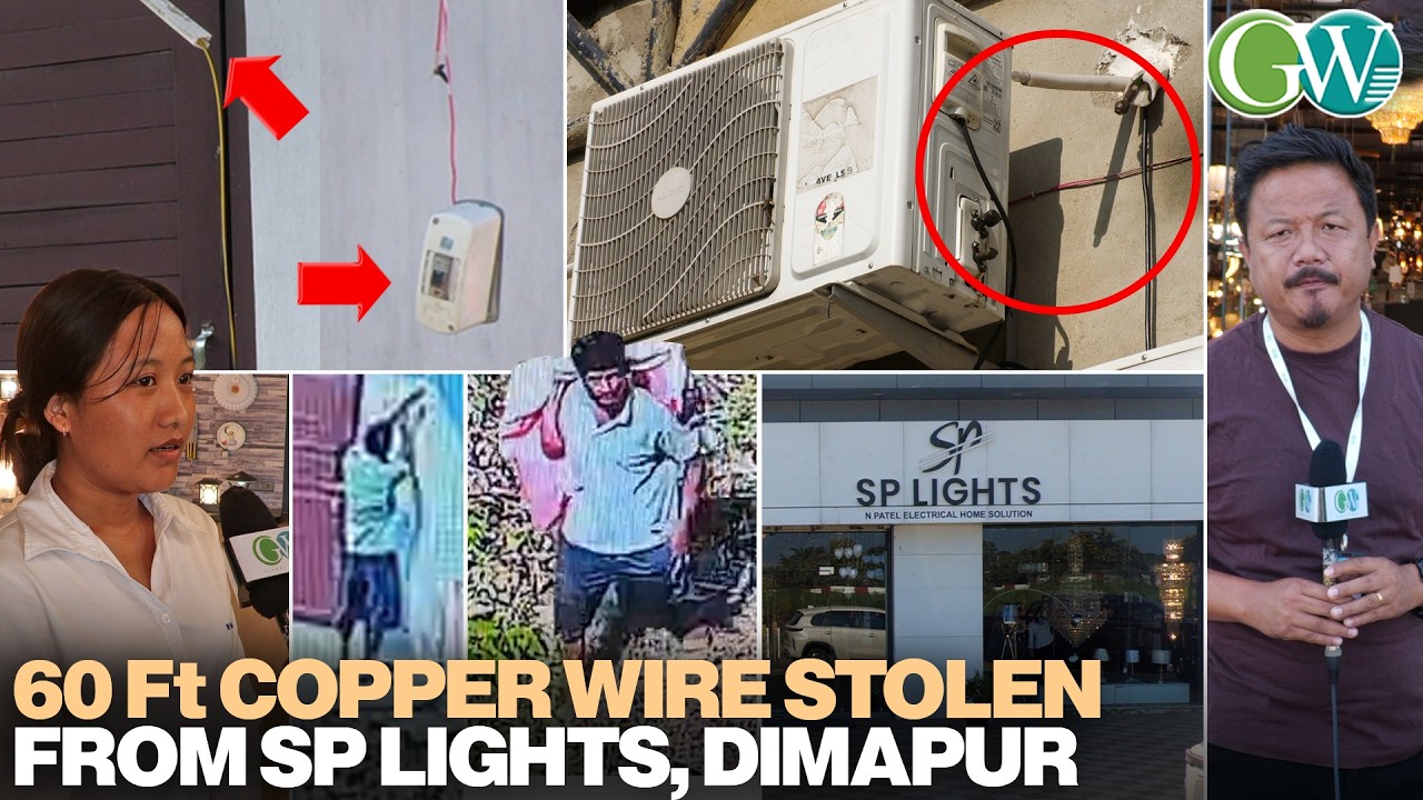 COPPER WIRE VANISHES IN DAYLIGHT AS THEFTS PERSIST AT SP LIGHTS, DIMAPUR