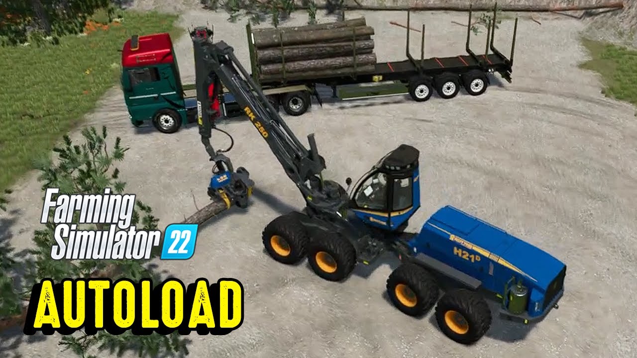 Cutting Wood with Rottne H21D | Farming Simulator 22