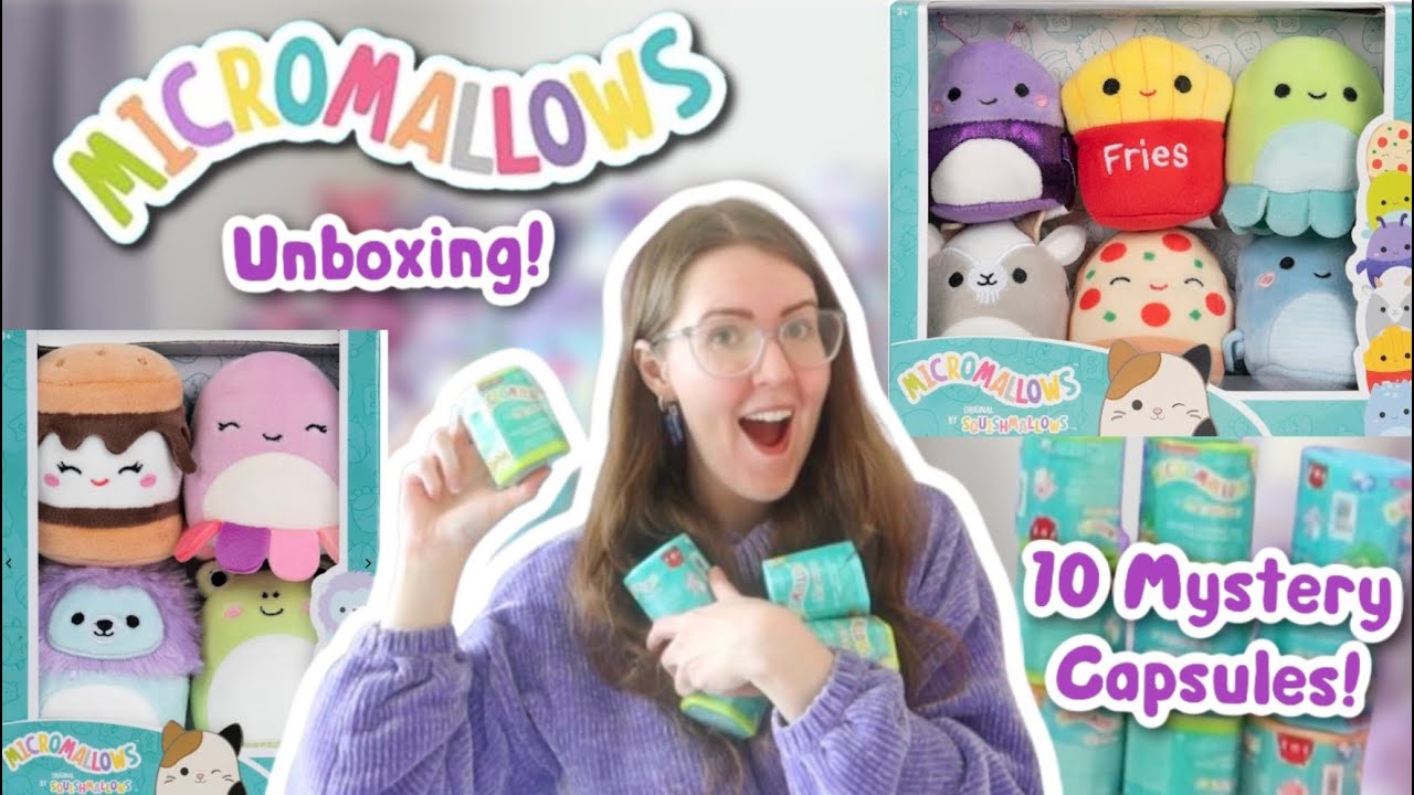 Открываем таинственные капсулы и наборы Micromallows!