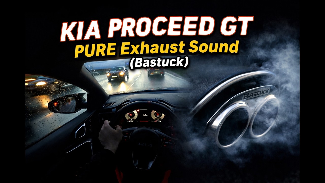 Kia Proceed GT PURE Exhaust Sound (Bastuck)