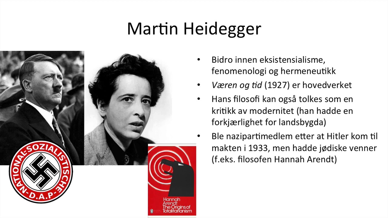 Hifi 2 - Eksistensialisme - 4/6 - Martin Heidegger