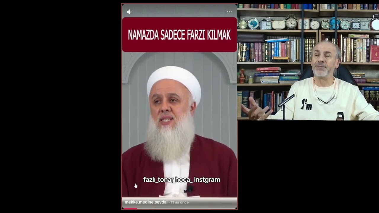 Bıyıksız Namazın sünnetini terk günah değil diyor ama ŞEFAAT istiyorsan kılacaksın CÜBBESİZ MAHMUT