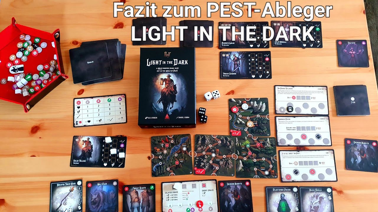 Fazit zum PEST-Ableger LIGHT IN THE DARK, Dungeon Crawler #brettspielvibes