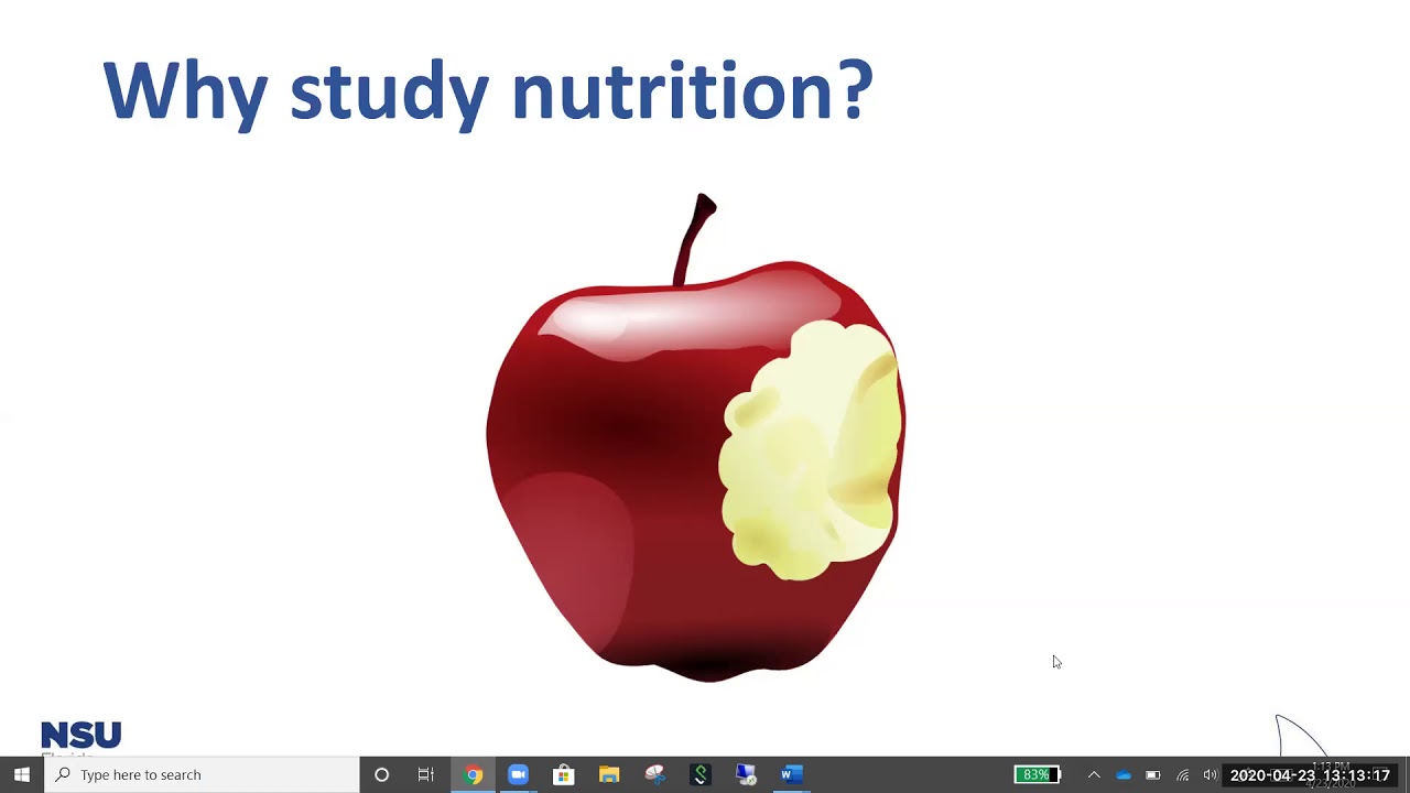 NSU Master of Science in Nutrition Virtual Information Session