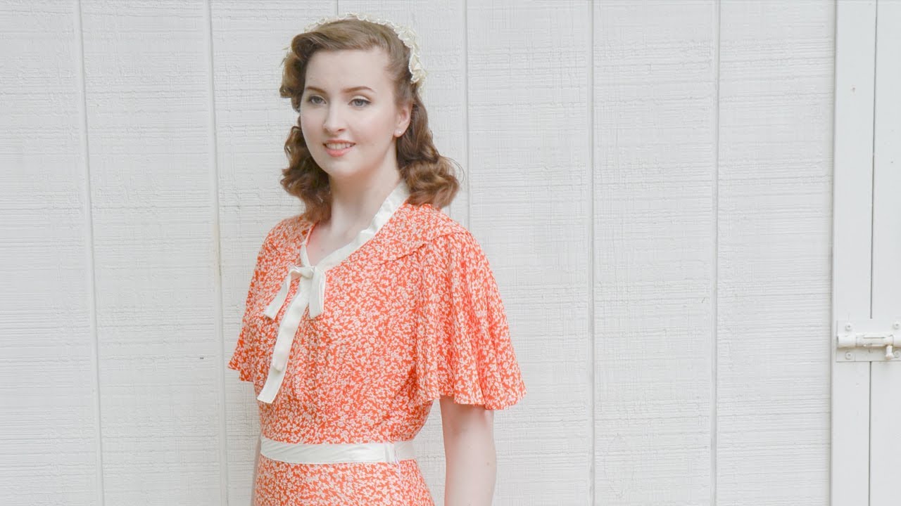 Following a 1930's Dress Pattern : Sewing through the Decades