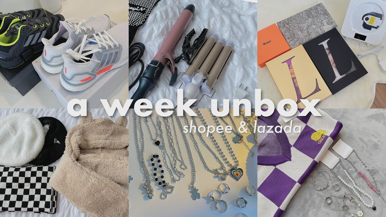 a week unbox ep.4🦋 album lisa, rosé, bts, quần áo xinh trên shopee & lazada | kieuchinh2706
