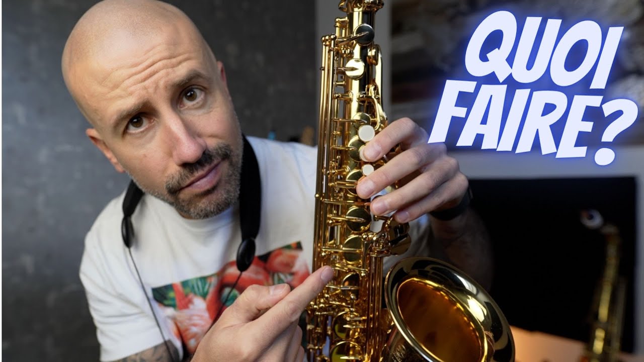 Les tampons de ton saxophone collent? ESSAIE CECI.