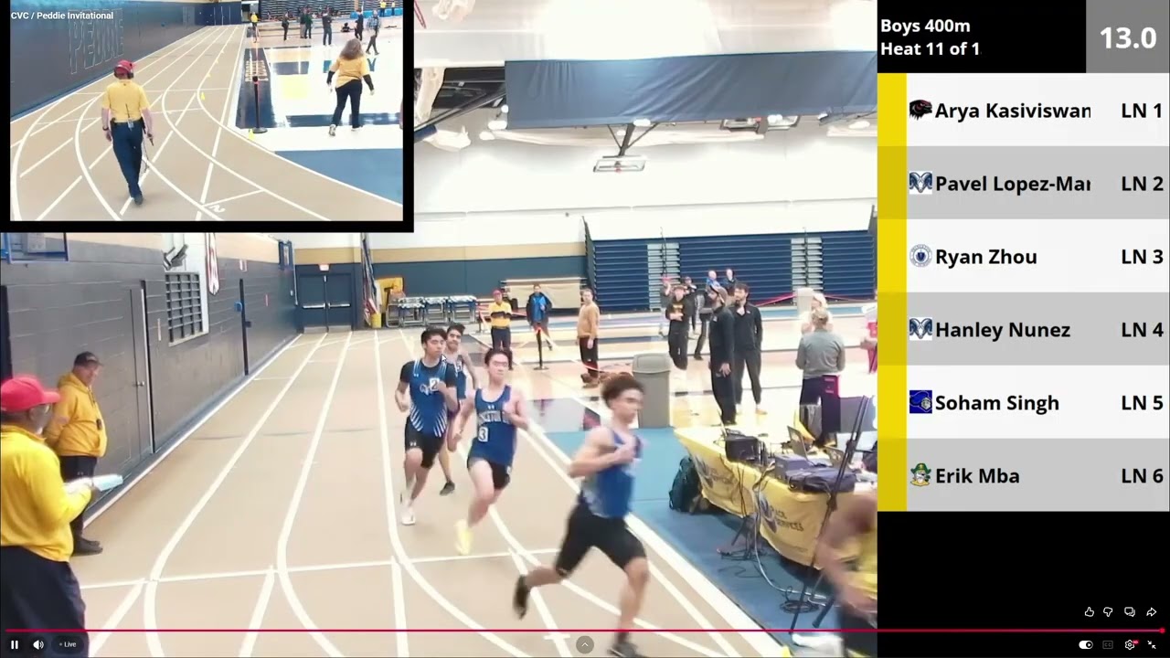 My FRIEND ETHAN SMOKES THE FIELD IN THE 400M!