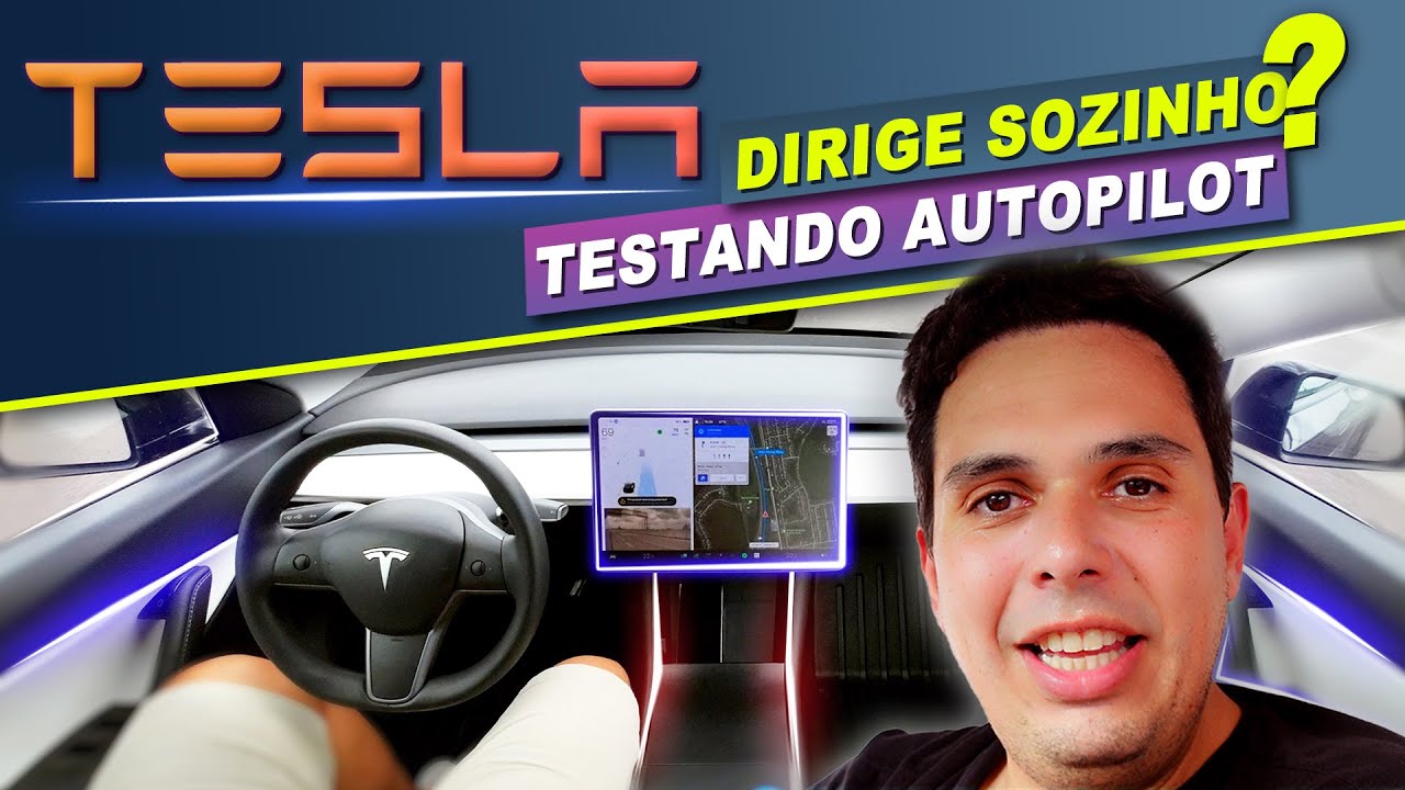 Tesla dirige sozinho? Testando esse Autopilot de verdade!