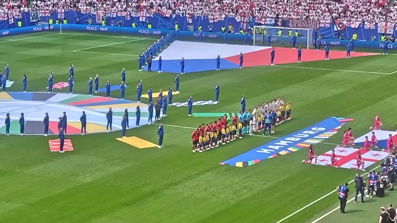 EURO2024 Czech Republic National Anthem in Hamburg/EURO2024 チェコ代表 国歌斉唱@ハンブルク