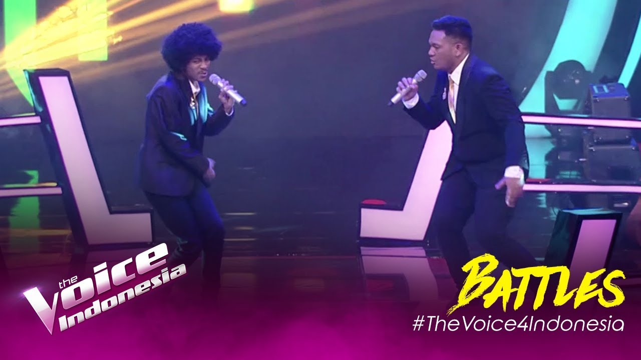 Treasure (Bruno Mars) - Dimas vs Joy | Battles | The Voice Indonesia GTV 2019