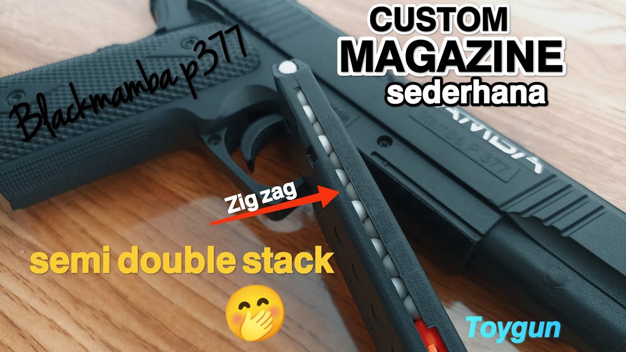Custom sederhana magazine blackmamba p377/p355