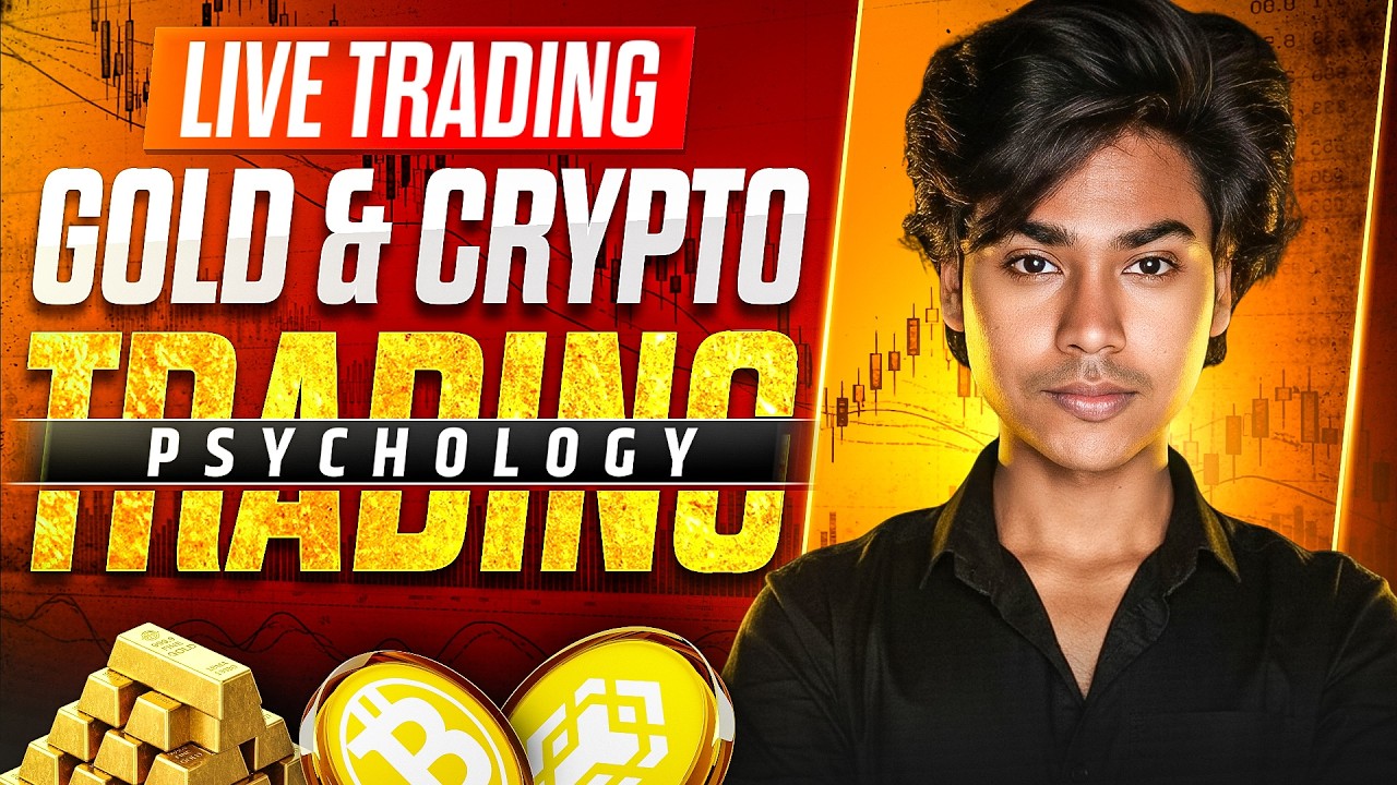 Live Crypto & Gold Psychological Trading 23 June ||  #bitcoin #ethereum #cryptotrading #gold