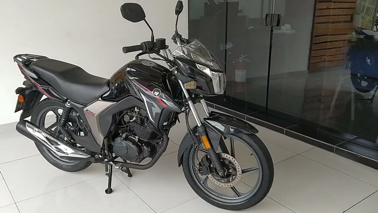 HAOJUE DK 150 2019 PRETA TEBI MOTOS