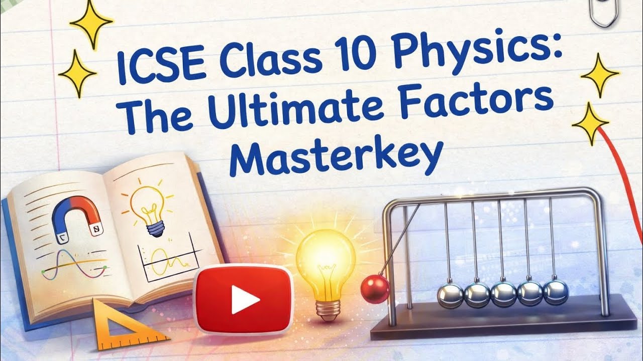 ICSE class 10 Physics :The Ultimate Factors Masterkey