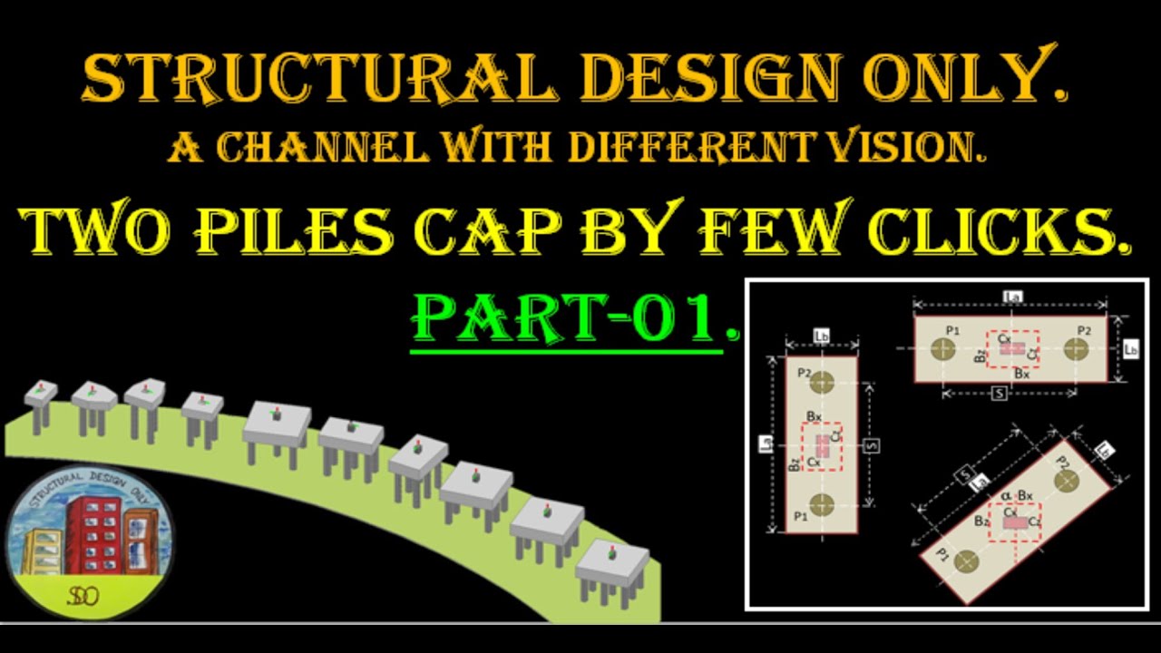 How to Design Two Piles Cap By Few Clicks in Excel.