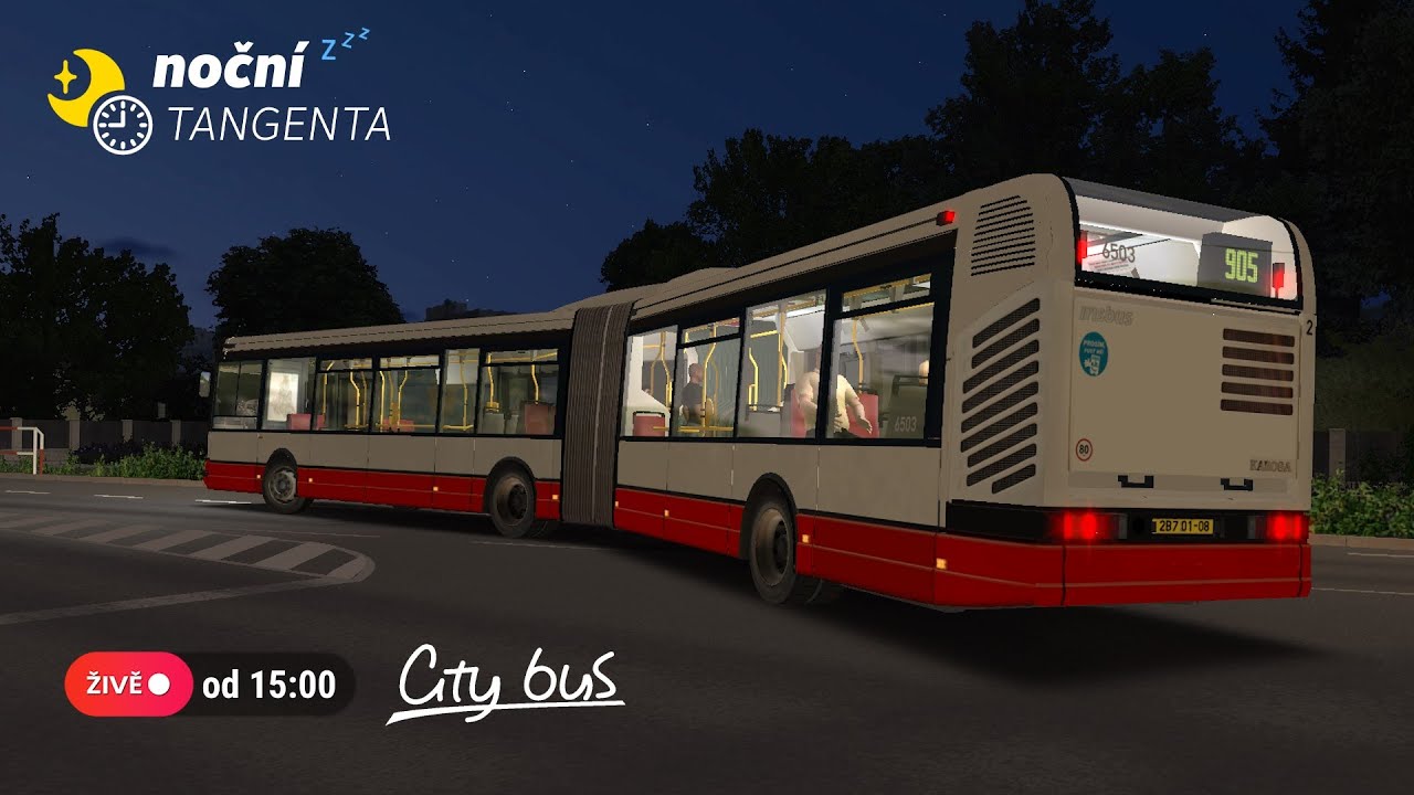 OMSI 2 ŽIVĚ - Nočn&iacute; linky v PRAZE s Citybusem & Karosou