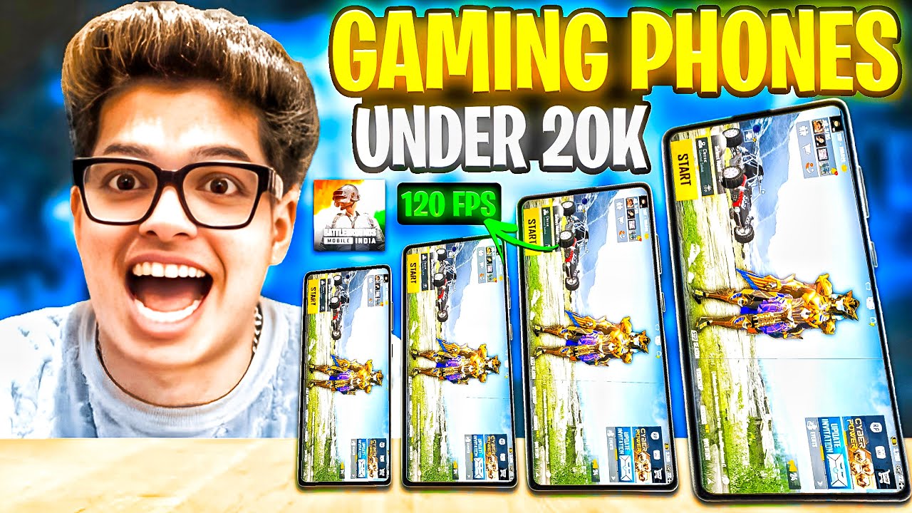 Top 120 FPS Gaming Phones Under ₹20,000 for PUBG BGMI | best gaming phone under 20000