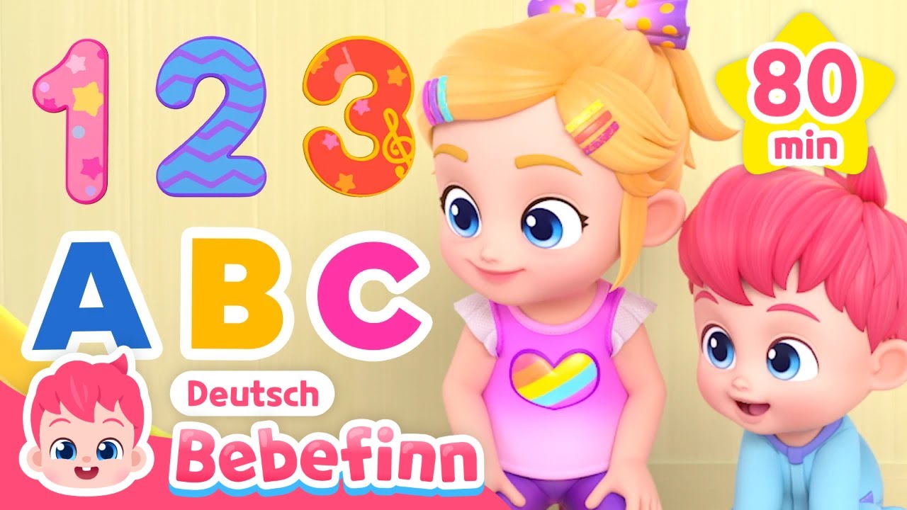 Lerne Formen, Zahlen, Farben und ABC 📚ㅣMixㅣLernen für KinderㅣBebefinn Deutsch - Kinderlieder