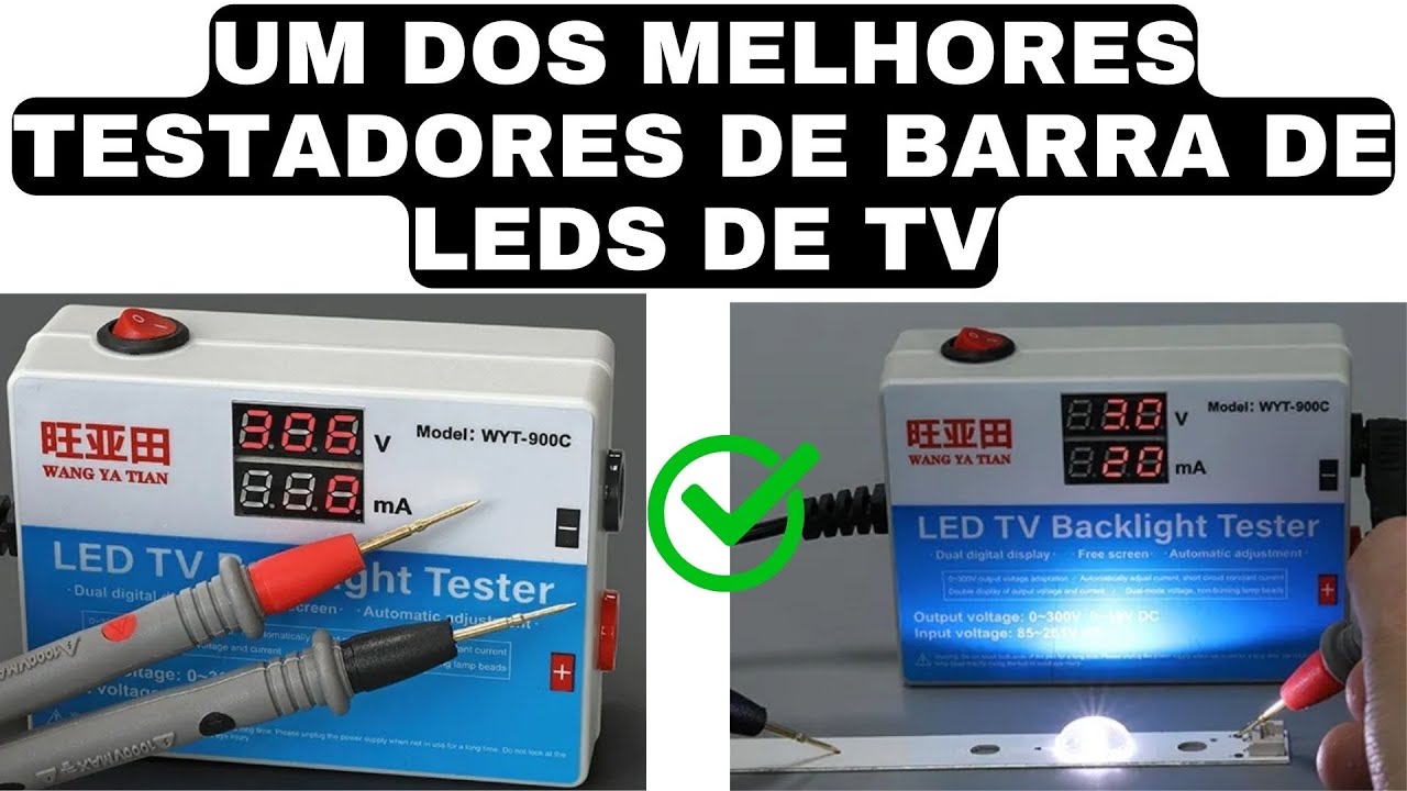 gostei demais desse testador de barra de led de TV | Veja na prática o quanto é útil este aparelho