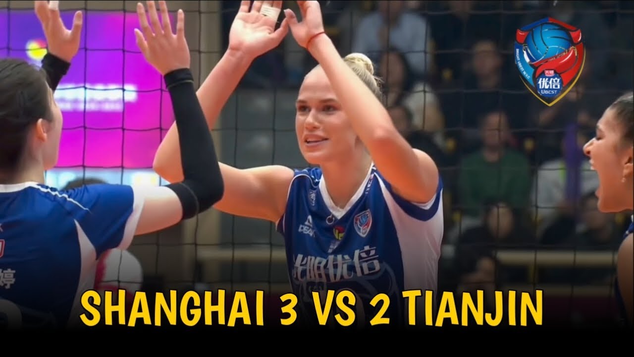 Arina fedorovtseva | Shanghai vs. Tianjin bohai bank | China volleyball League 2024