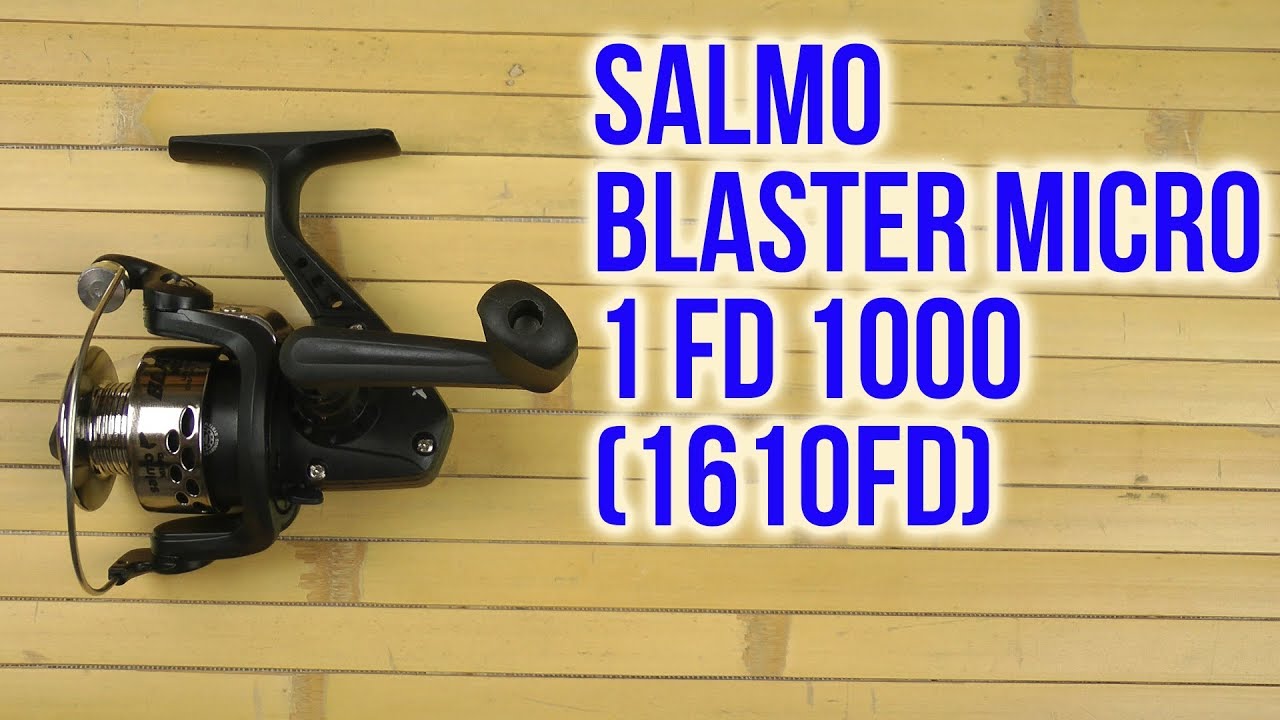 Распаковка Salmo Blaster Micro 1 FD 1000 1610FD