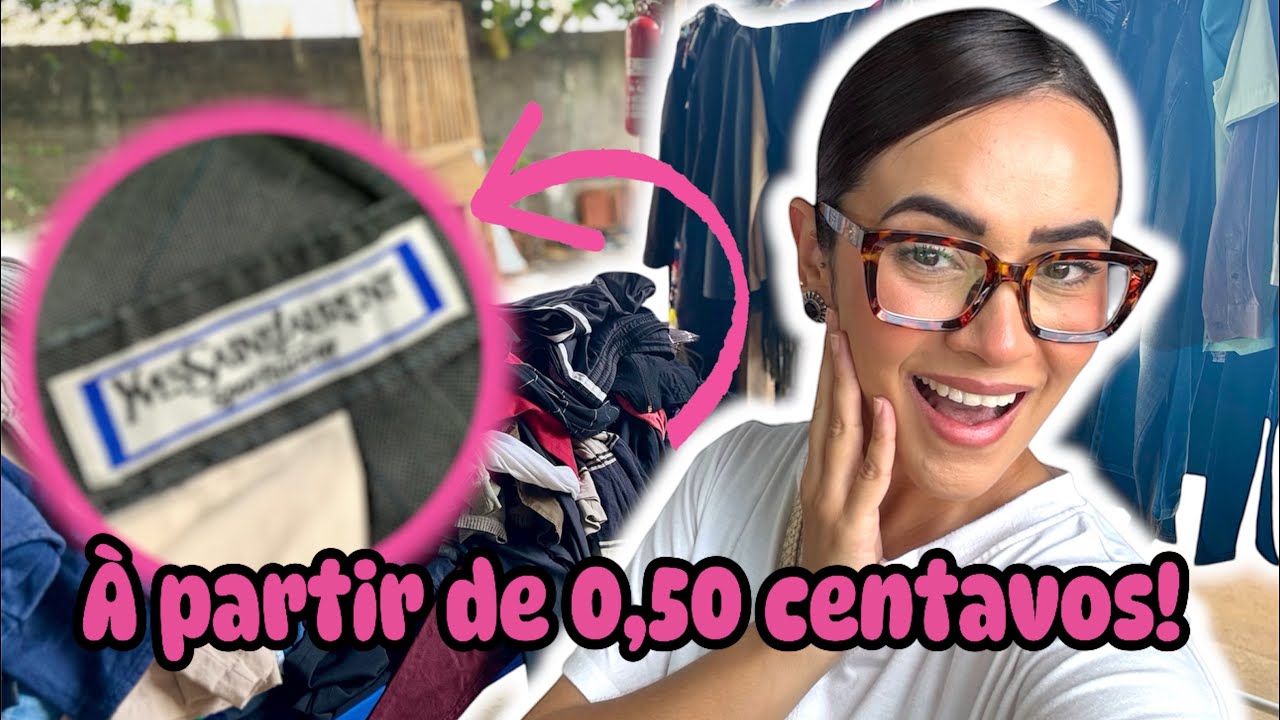 BAZAR DE GARAGEM | encontrei muitas peças lindas! 😱