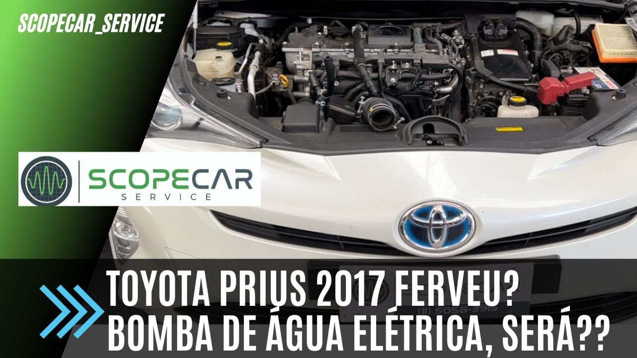 Toyota Prius 2017 ferveu ??? Bomba de água elétrica , será ???