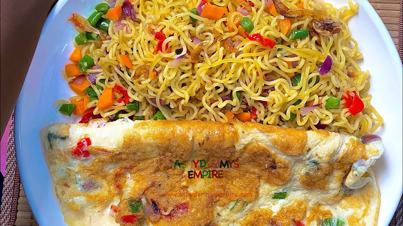 HOW TO PREPARE FRIED INDOMIE NOODLES WITH VEGETABLES | TAKE OUT CHINESE FOOD