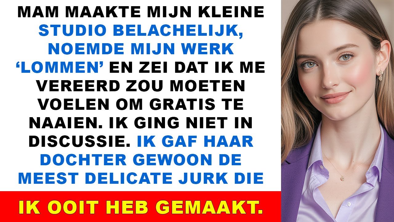 Mam noemde mij de ‘werkbij’—maar haar koningin-dochter stortte live op het podium in.