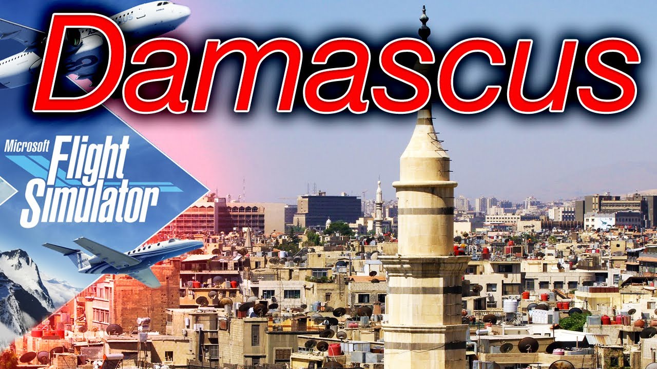 🔴4K Damascus Flight | Microsoft Flight Simulator 2020