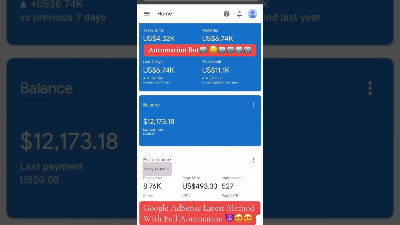 AdSense Loading Automation Bot  +923134083379 #clickbot #adsense #googleadsense