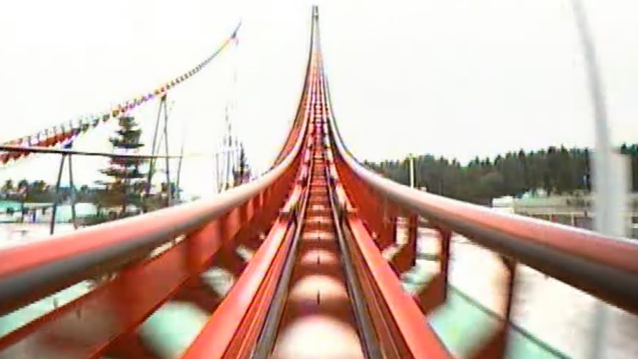 【4K60P】1992 富士急ハイランド ムーンサルトスクランブル / Moon salto scramble at Yamanashi Fuji-Q highland